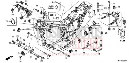 CARROSSERIE DE CHASSIS XL700VA de 2010
